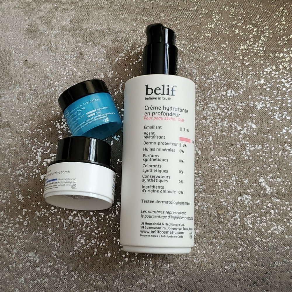 Brand new, unused Belif skincare kit